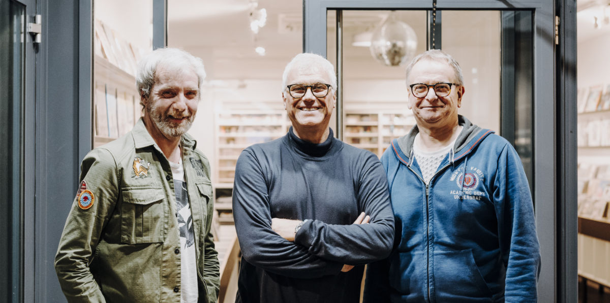 Teamfoto mit Tom, Markus und Holger